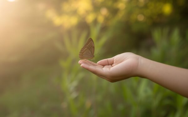 Quando uma borboleta marrom te visita: Significados espirituais e simbologias