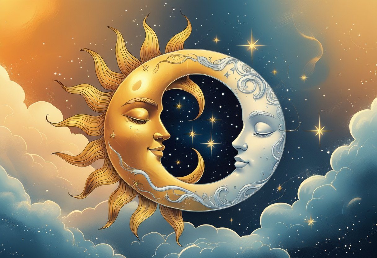 Significado da Tatuagem Sol e Lua: Dualidade, Harmonia e Inspiração