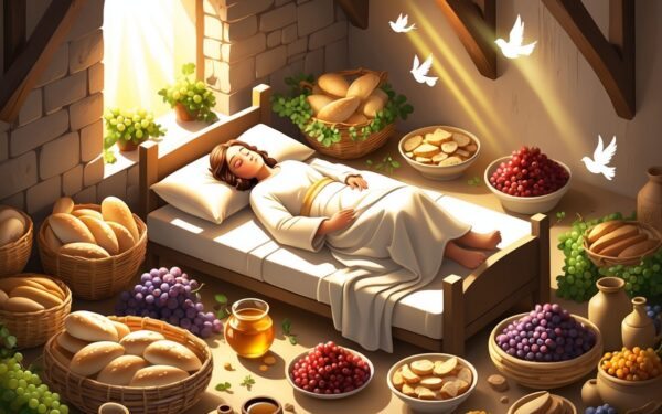 Sonhar com Muita Comida Segundo a Bíblia: Significados e Lições
